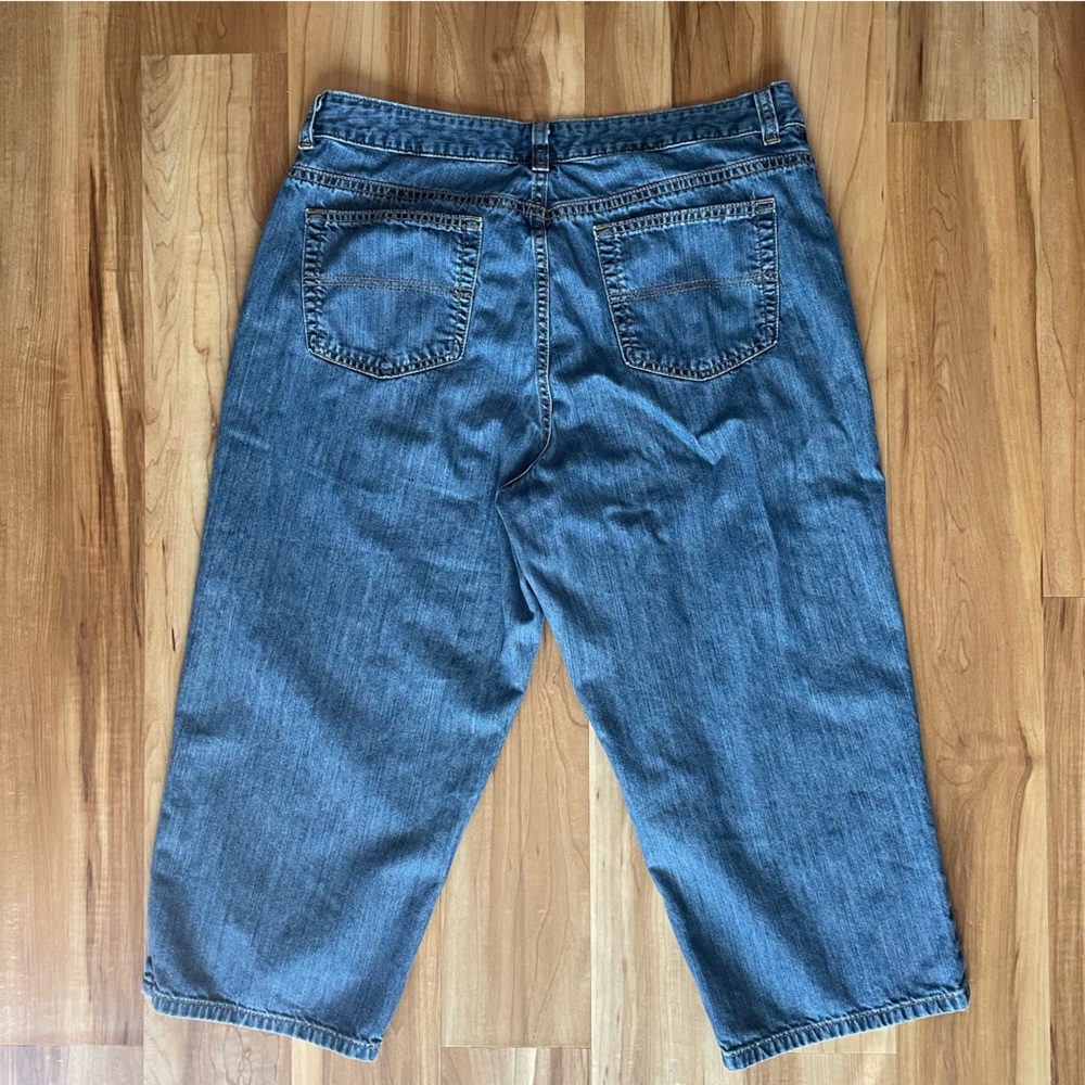 L. L. Bean Classic Blue Denim Capri Jeans 14P - Picture 2 of 6